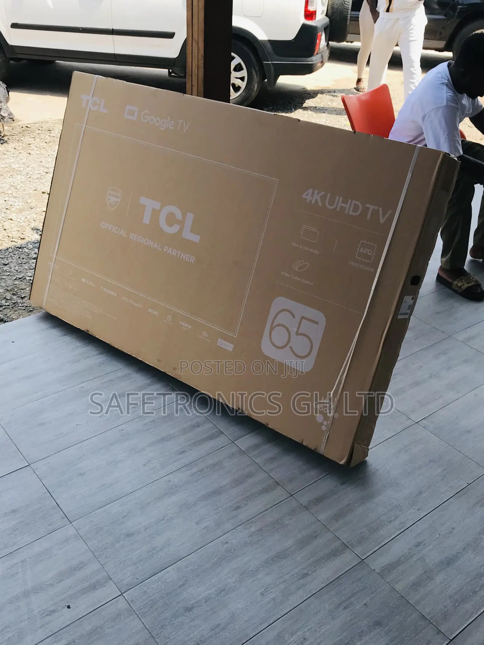Premium Black Led Smart 65 Inch Crystal Android TCL P635 TCL
