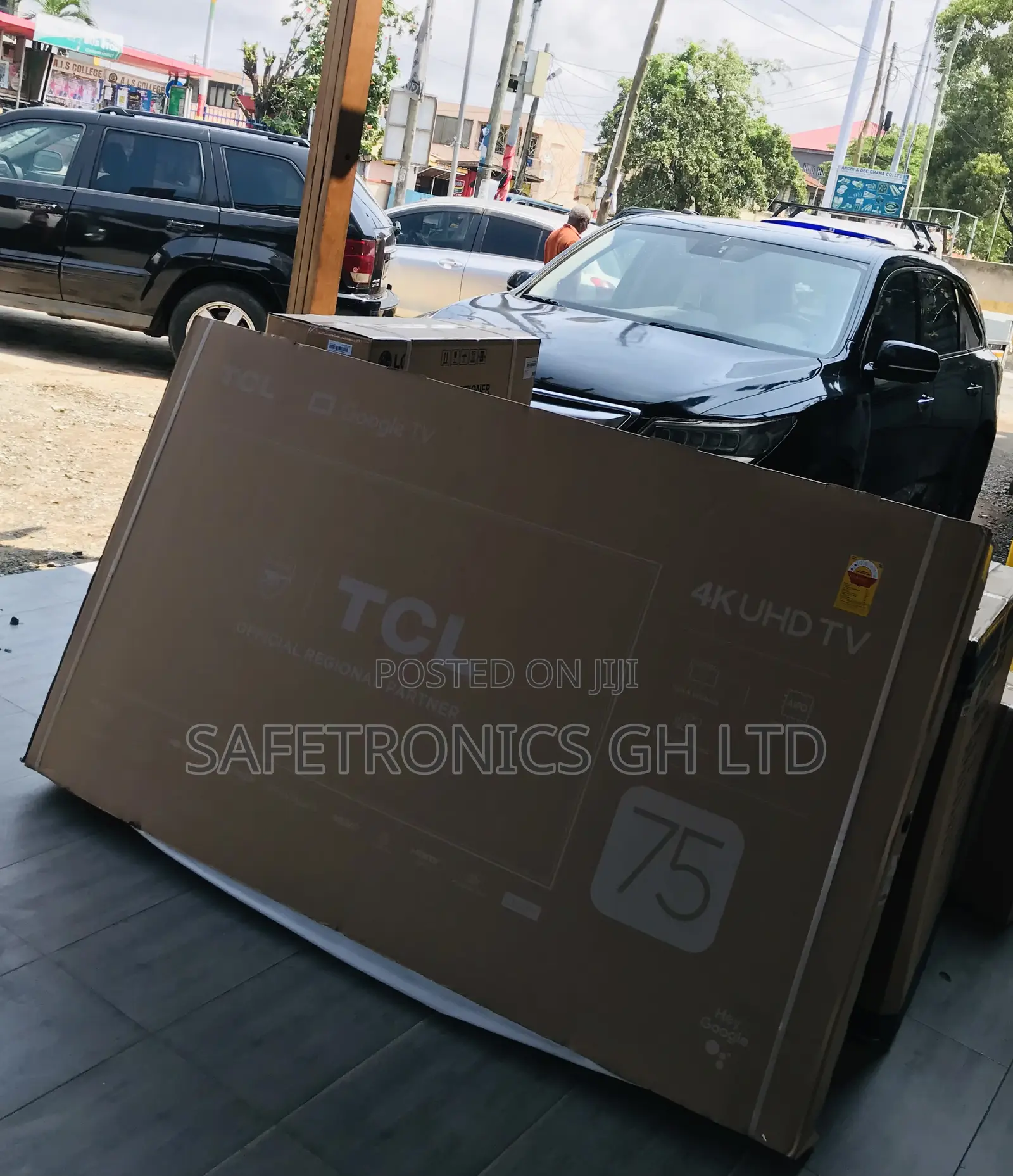 Reliable Smart Black 75 Inch Uhd Led TCL P755 Android Tv