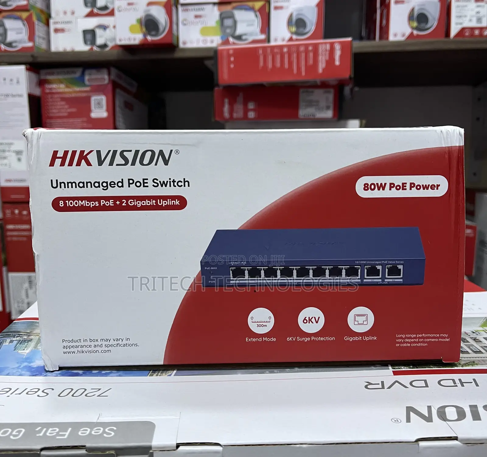 Hikvision 8port Unmanaged Poe Switch Ds-3e0310p-E/M(b)