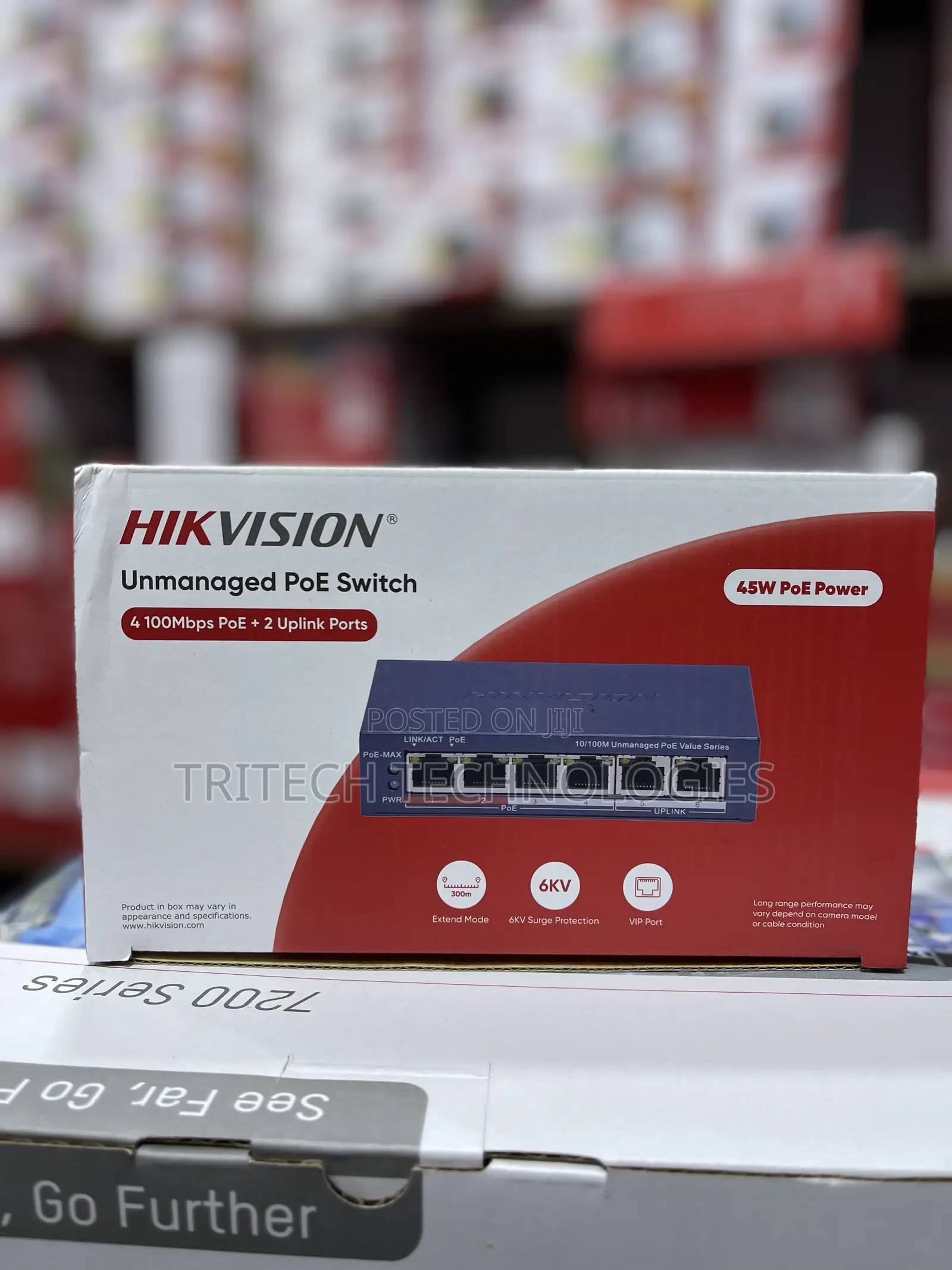 Hikvision 4port Unmanaged Poe With 2 Uplink Ds-3e0106p-E/M