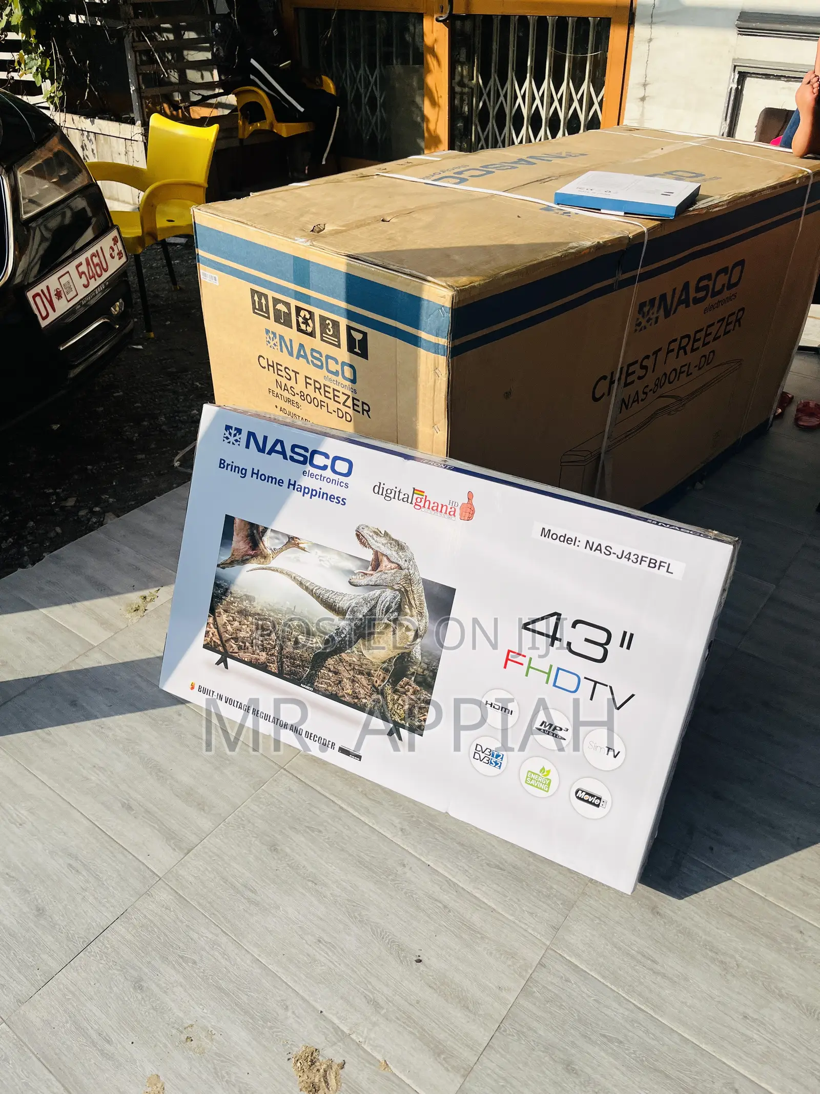 Check Out Original Nasco 43” Digital Satellite Television.