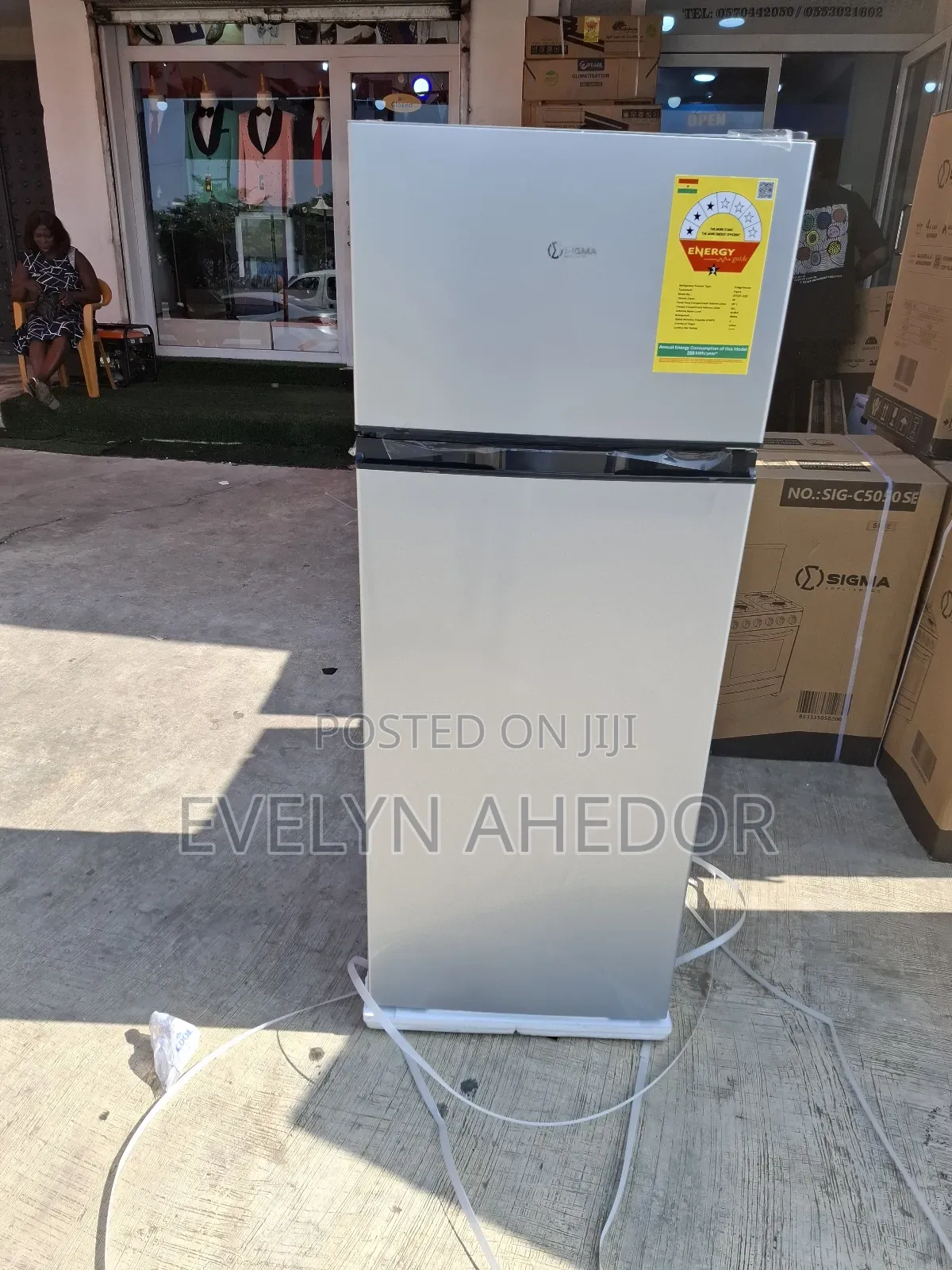 Powerful Compressor 207 Litres Sigma Top Freezer Available