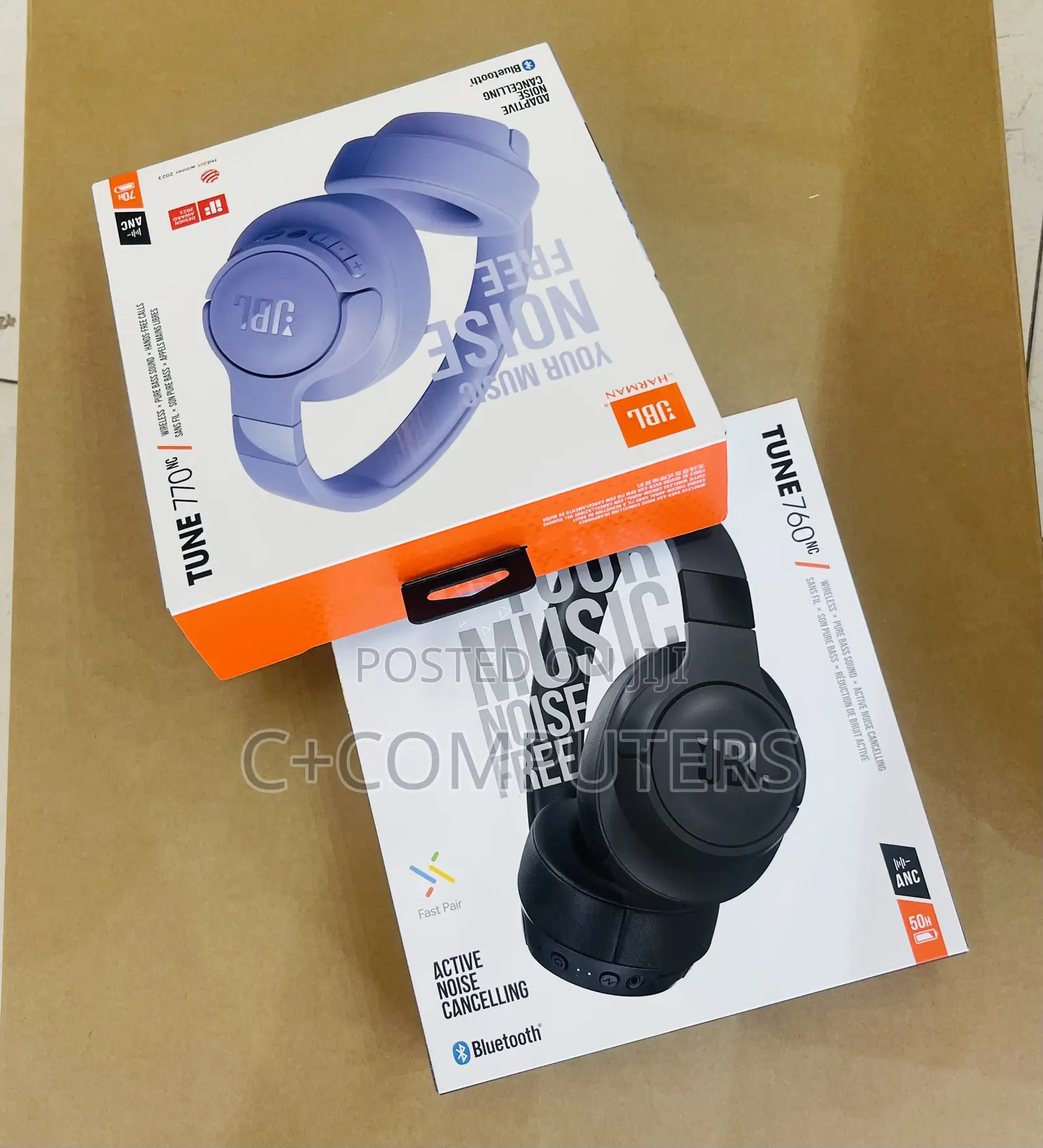 JBL Tune 770nc Wireless and Bluetooth Over-Ear Headphones