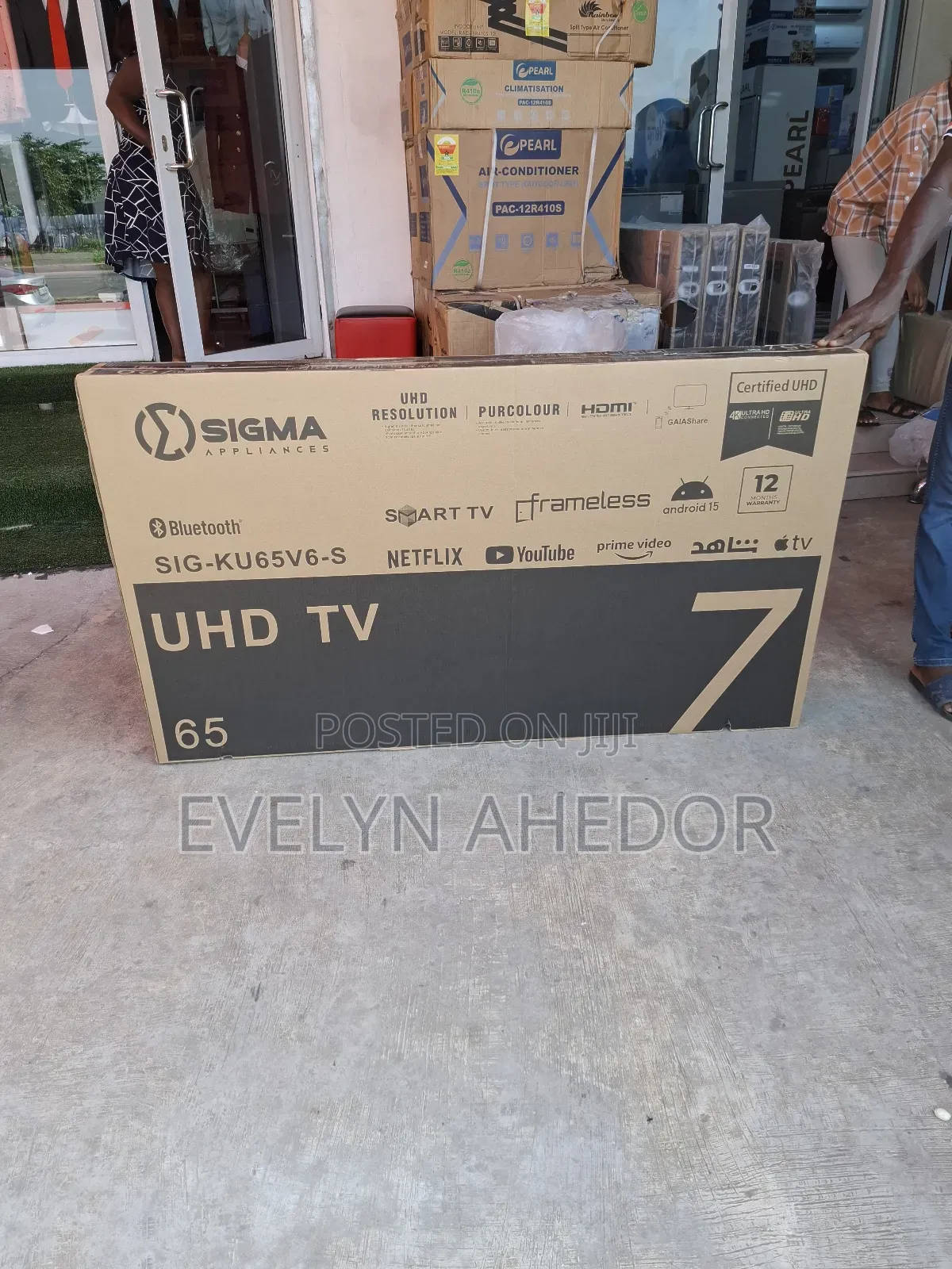 Quality 65 Inches Sigma Brand Uhd Smart Tv for Sale