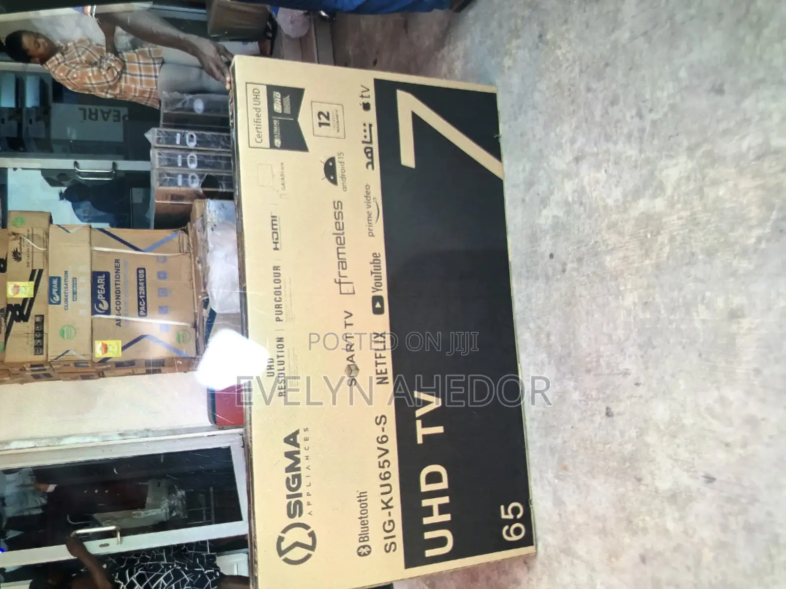 Sigma 65 Inches Smart Tv With Wall Mount Going for Cool Pric