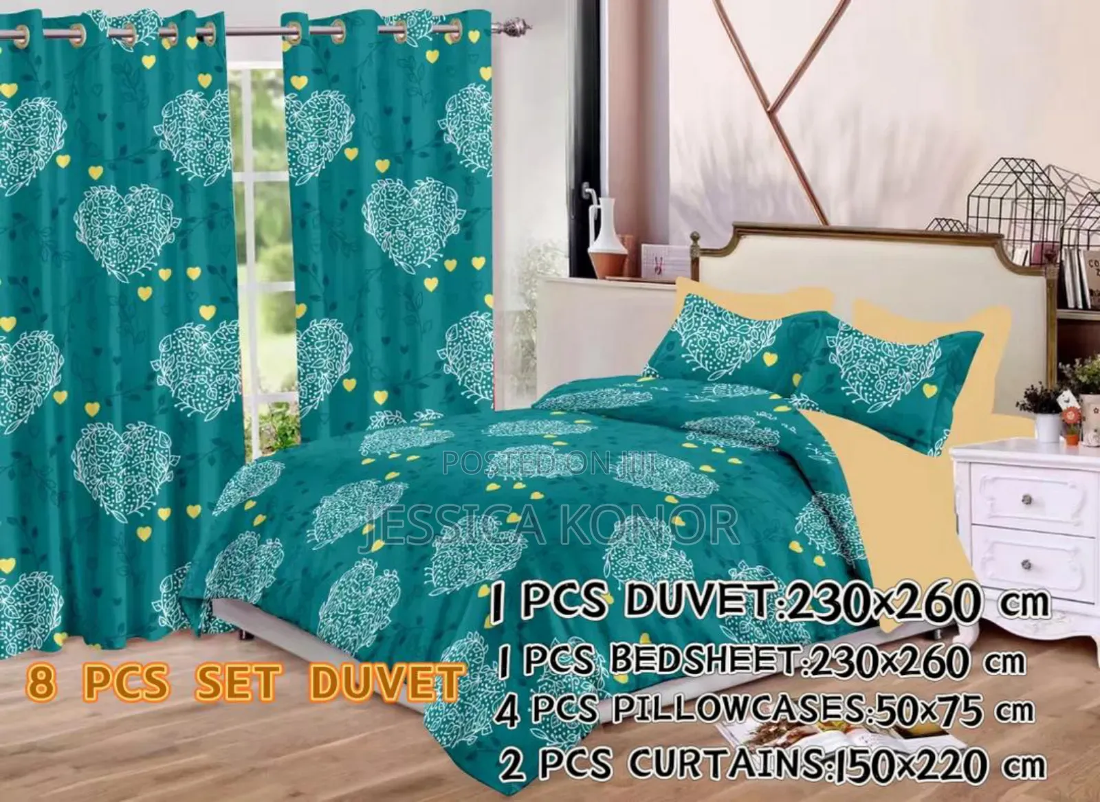 Curtains, Duvet Cover and My