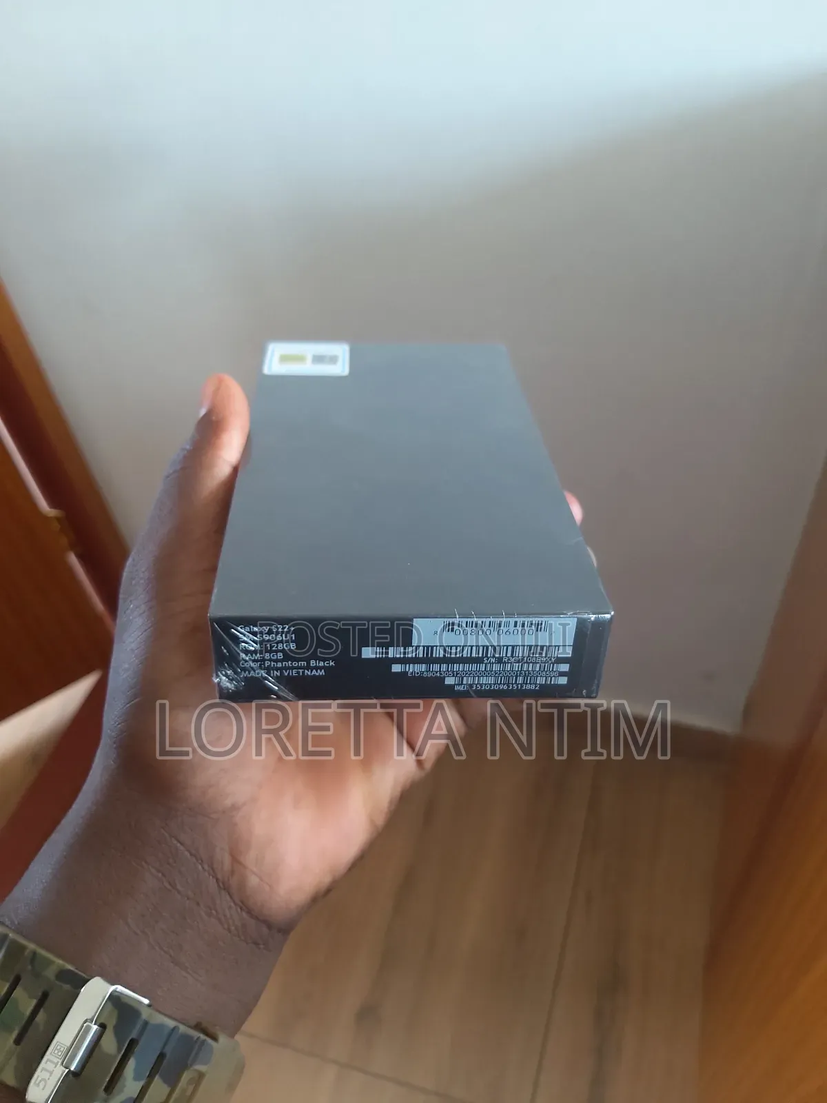 New Samsung Galaxy S22+ 5G 128 GB Black