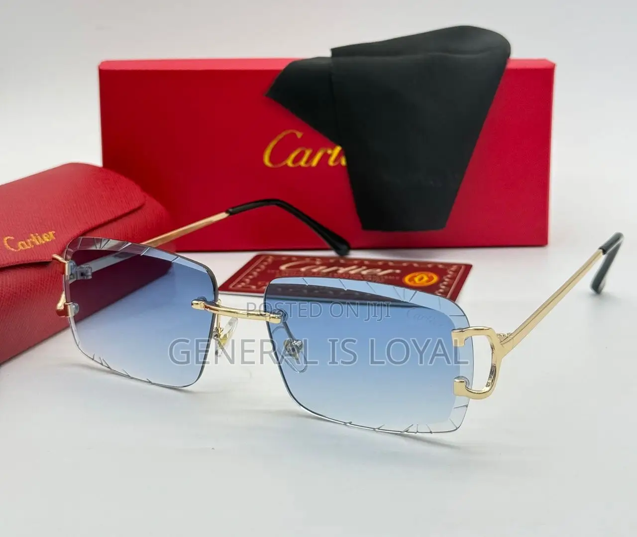 Cartier Glasses Sea Blue