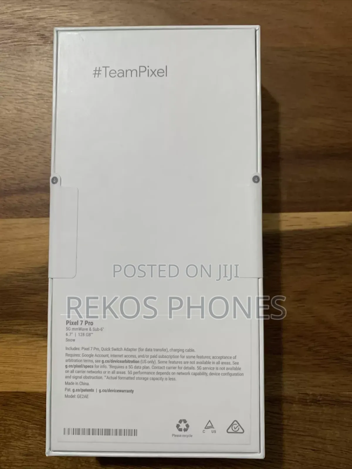 New Google Pixel 7 Pro 128 GB White
