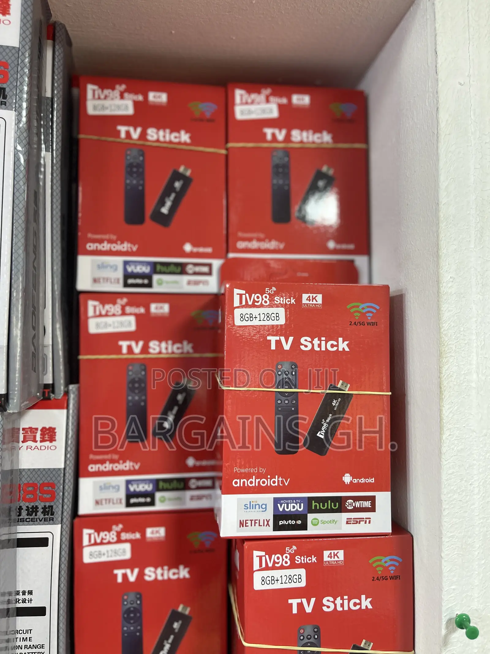 Tv98 5g Android Tv Stick Jailbroken (8gb + 128gb)