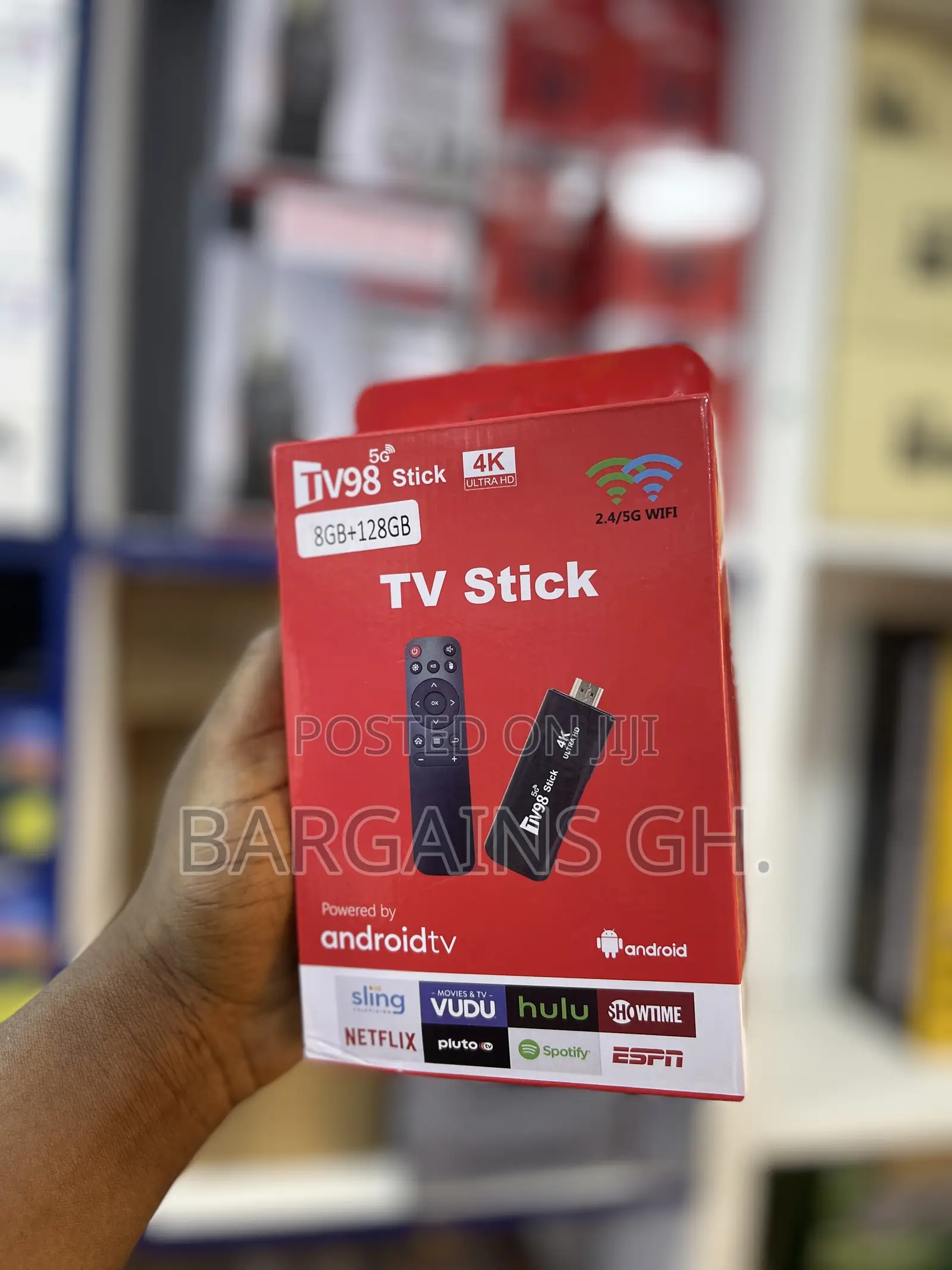 Tv98 5g Android Tv Stick Jailbroken (8gb + 128gb)