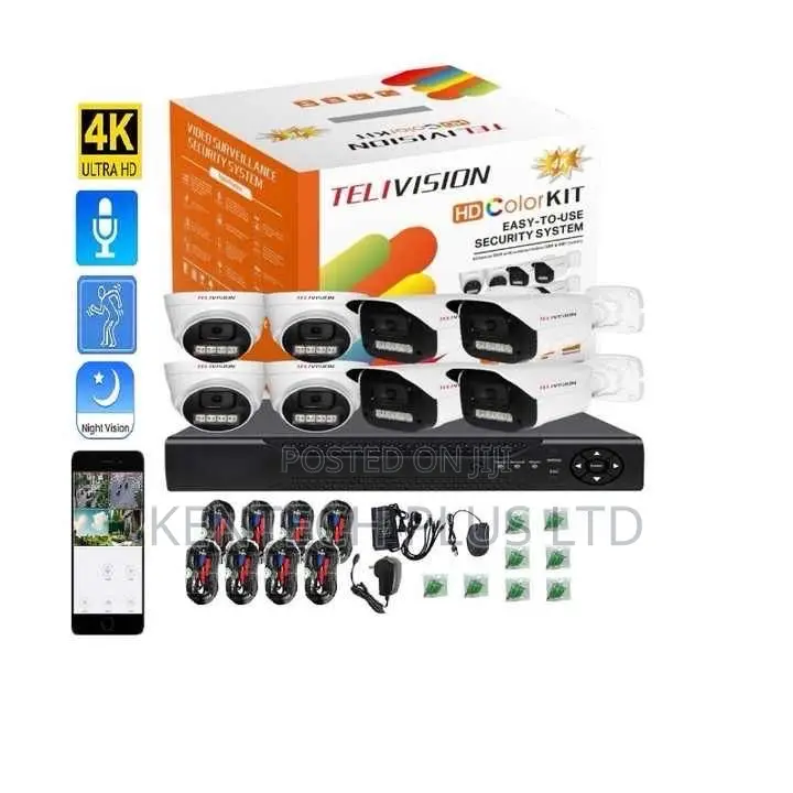 8ch Kit 5mp Full Color With Audio
