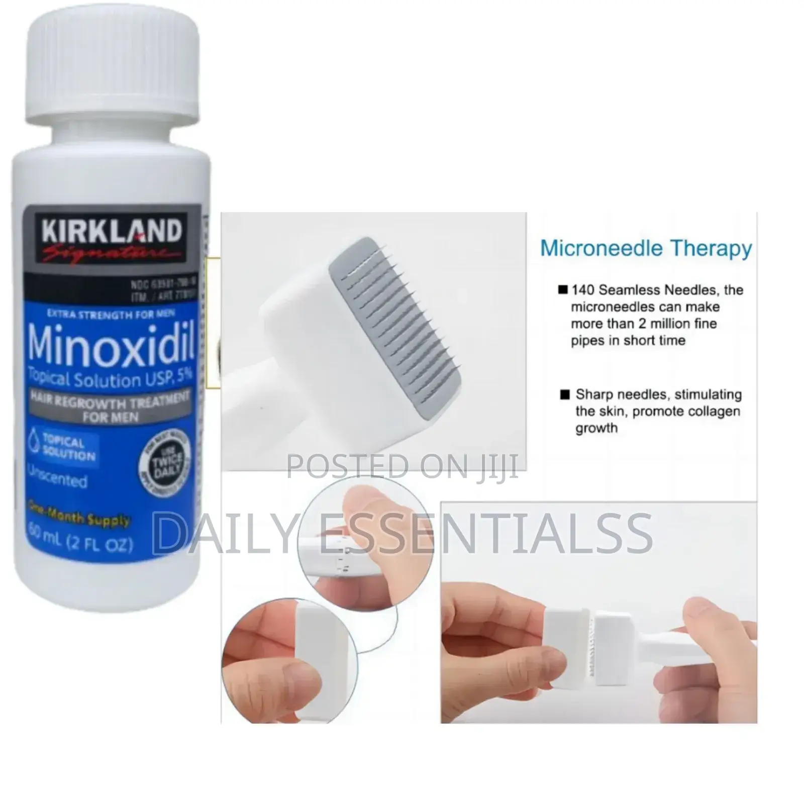Stronger Hair Starts Here- Kirkland Derma Stamp