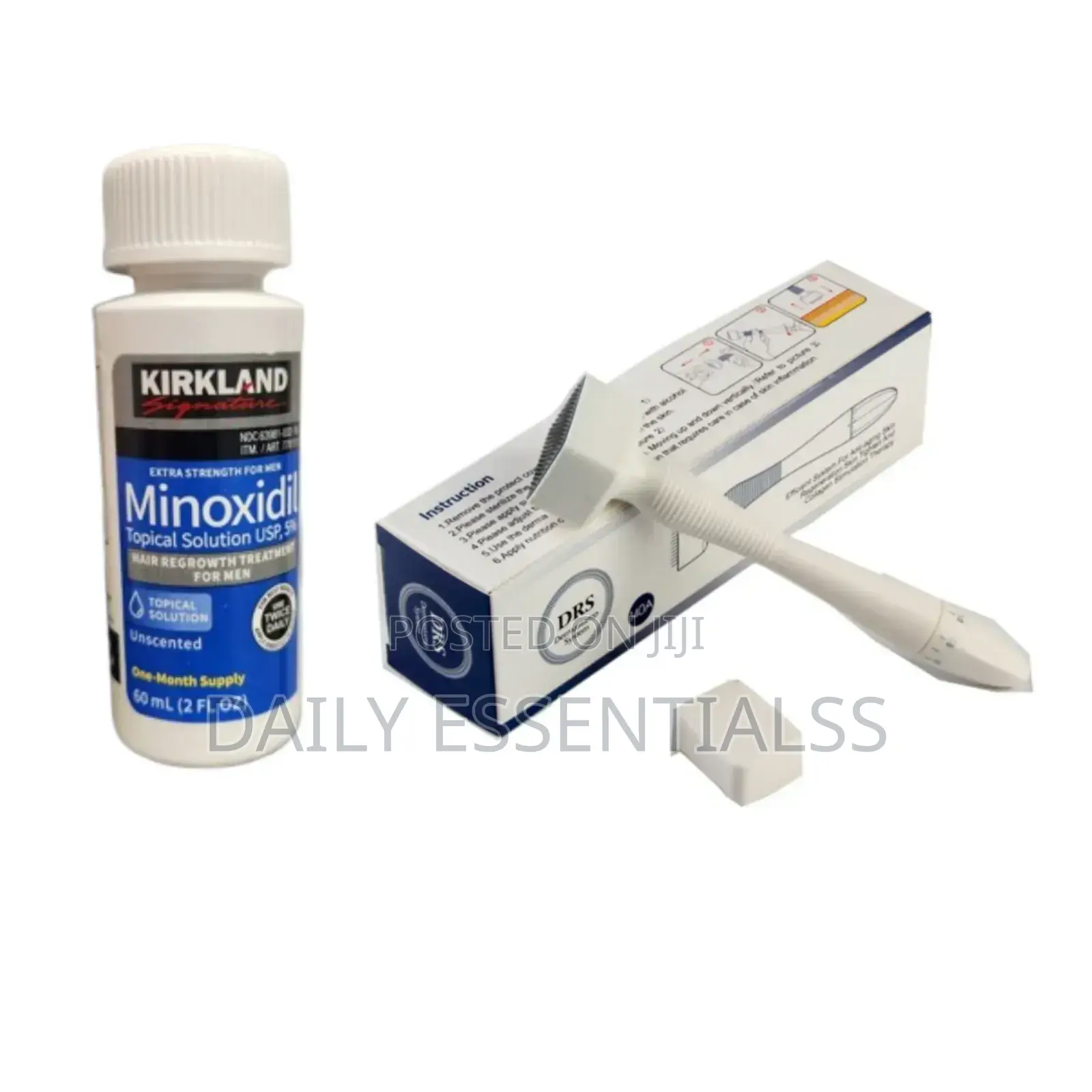Patchy Beard? Receding Hairline?- Use Derma Stamp Kirkland