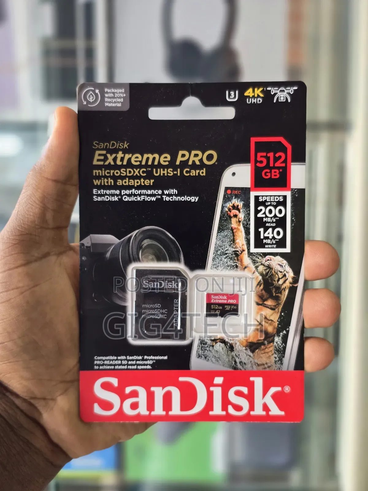 Sandisk Extreme Pro 512gb 200mbps Micro Sd Card