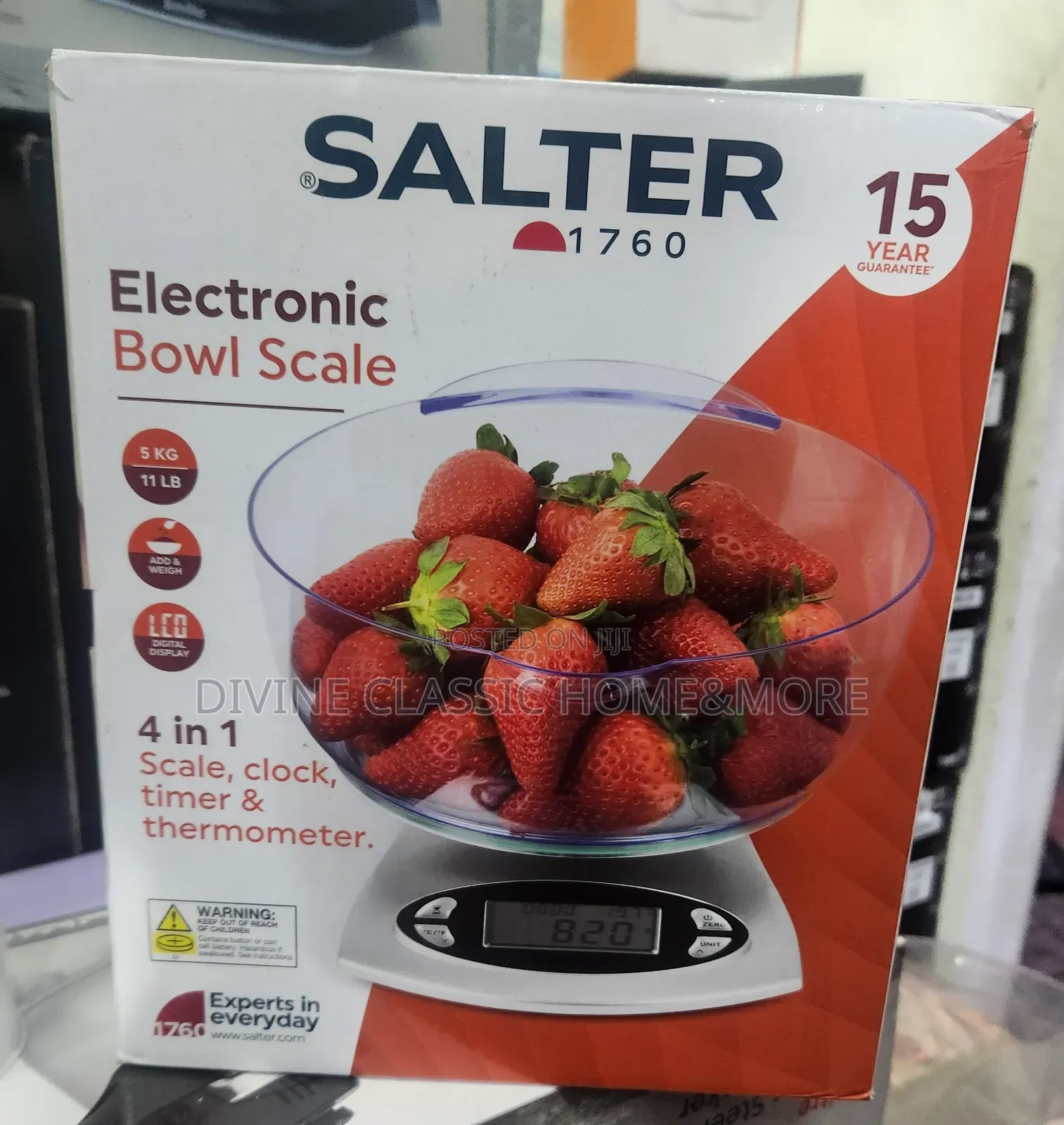 Salter 3 5kg Electronic Kitchen Scale
