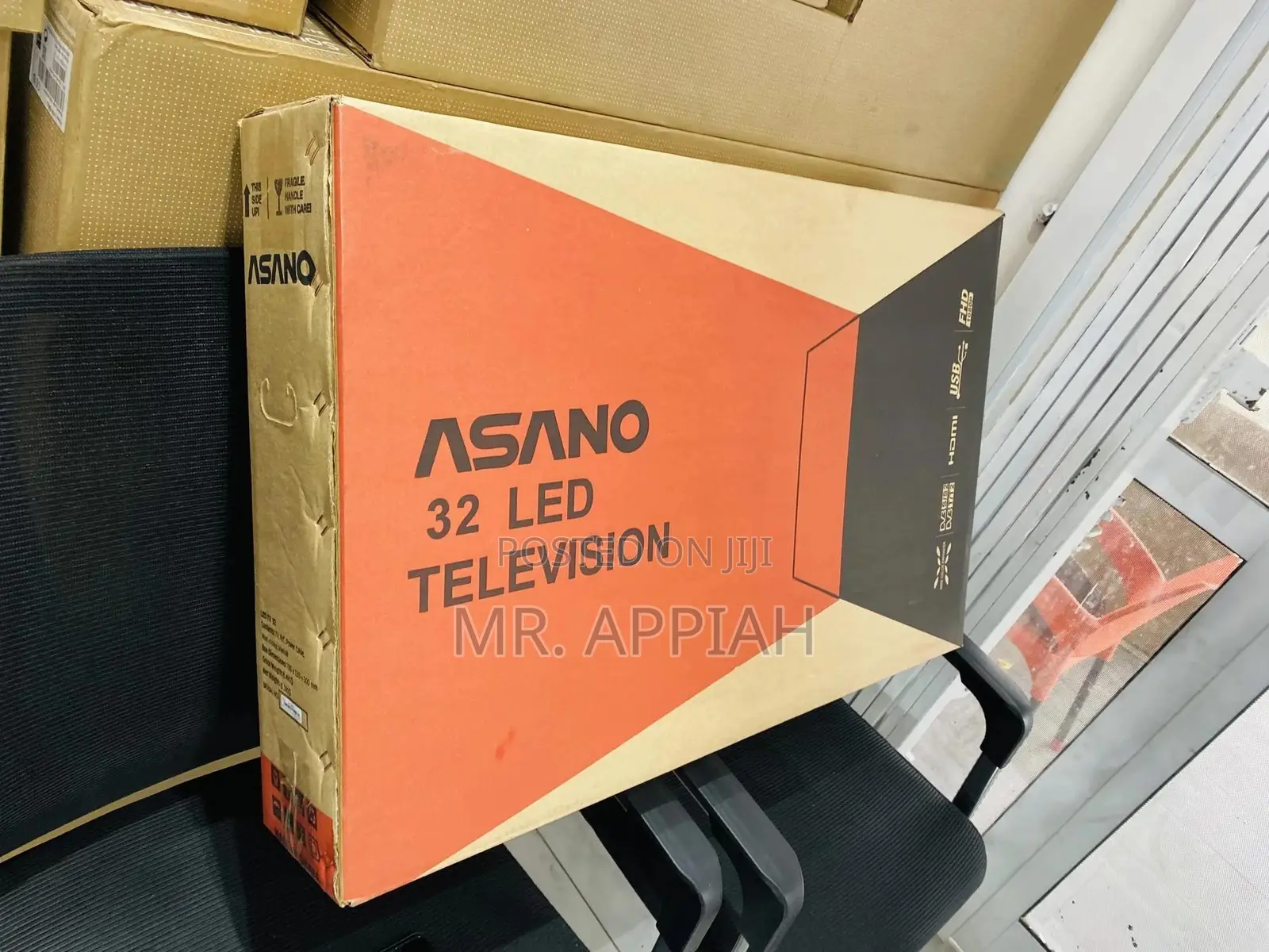 (Black)Brand New Asano 32 Inch Digital Satelite Tv