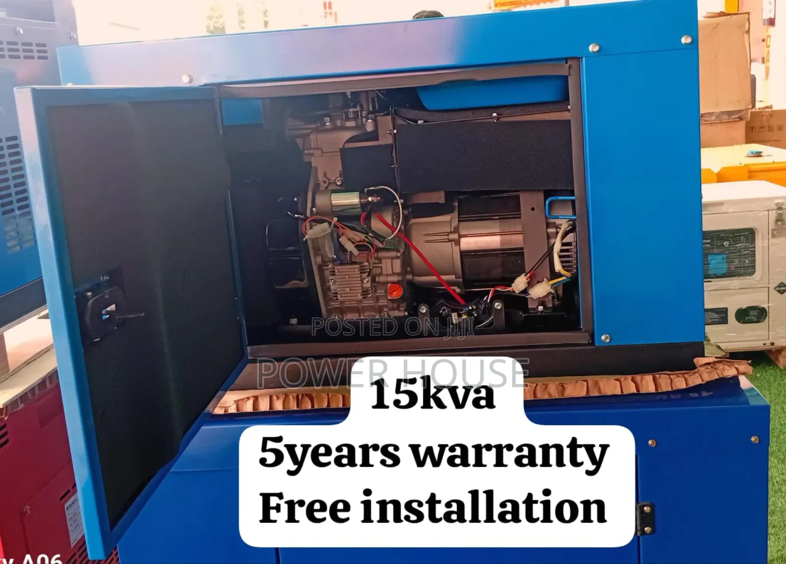 Effective Power Supply Blue Diesel Generator