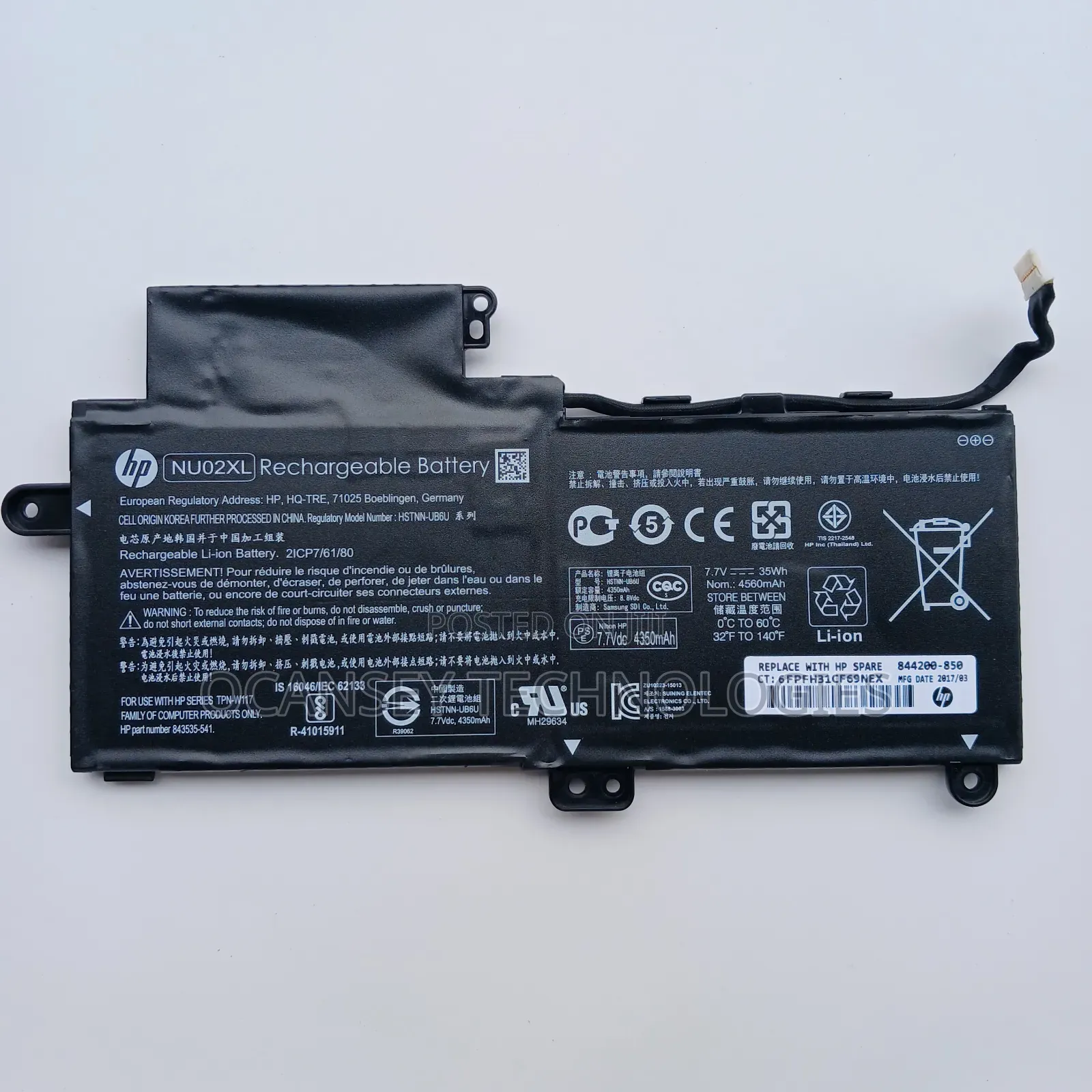 Original Hp Nu02xl Battery For Pavillion X360 M1 M1-u M1