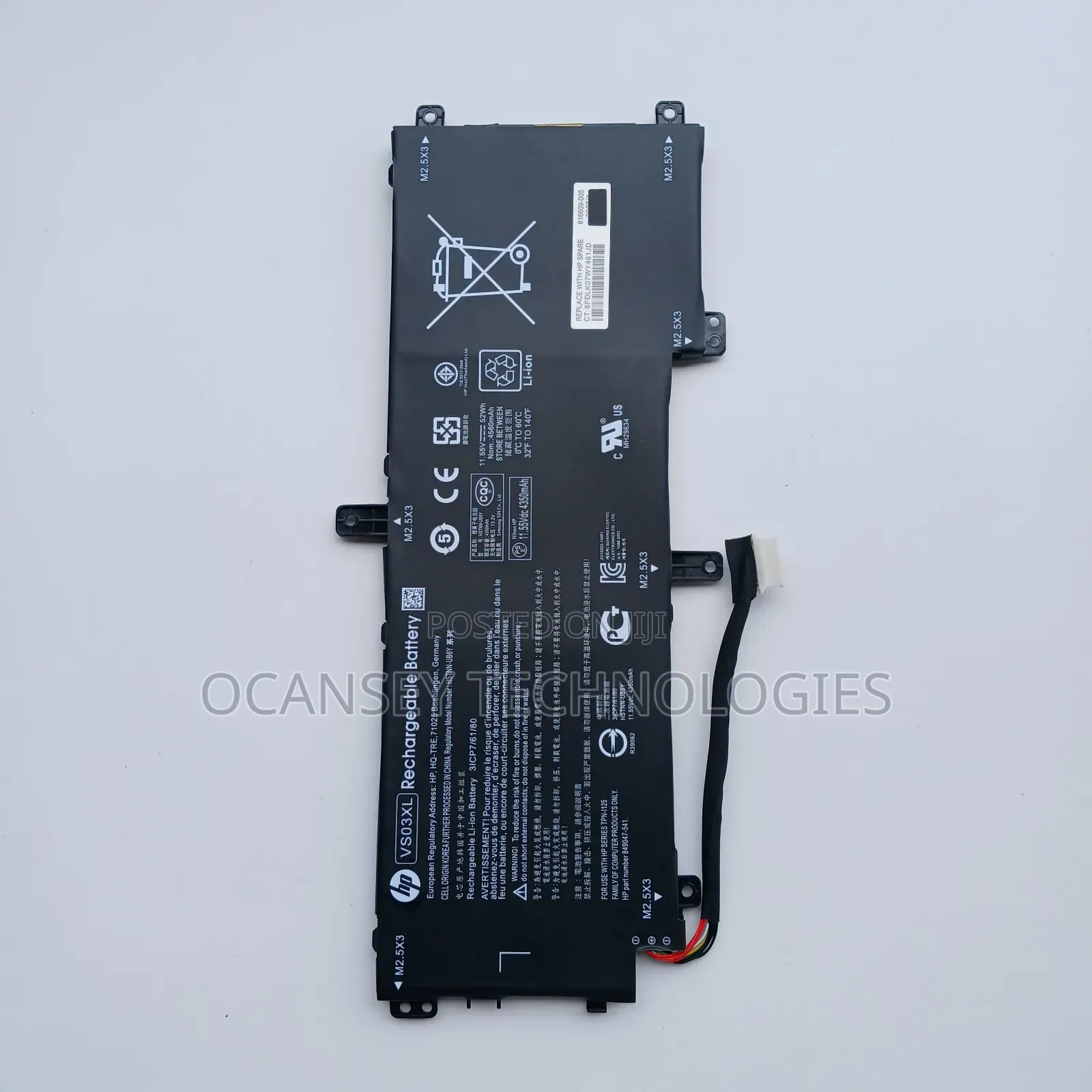 Original HP Vs03xl Battery for HP Envy 15-As000 15t-As000