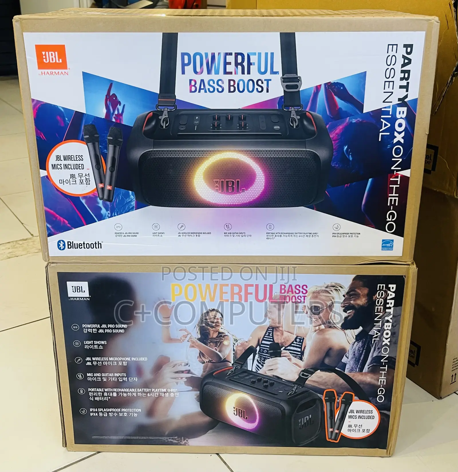 JBL Harman Partybox on-the-Go Essential Speaker