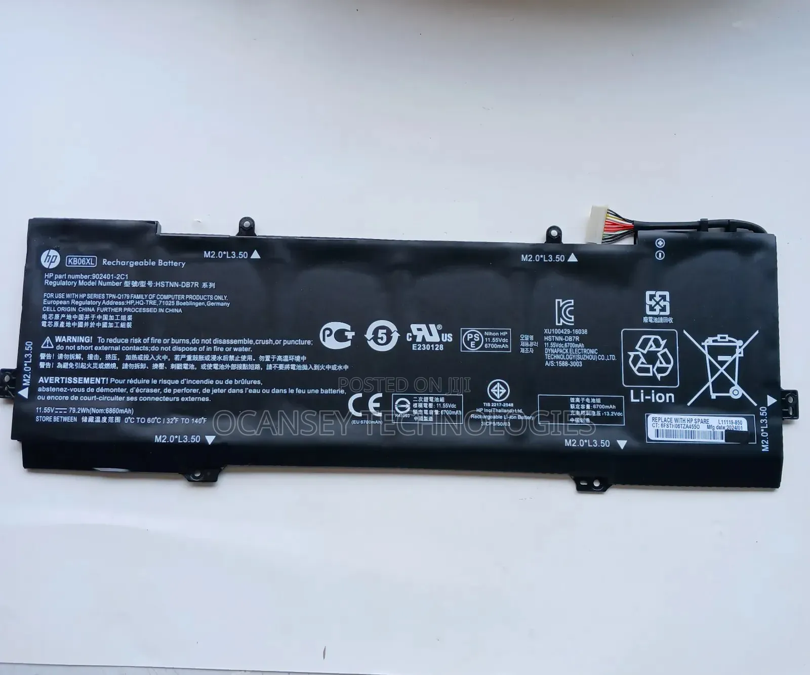 Original Hp Kb06xl Battery Hp X360 15-bl002xx Series