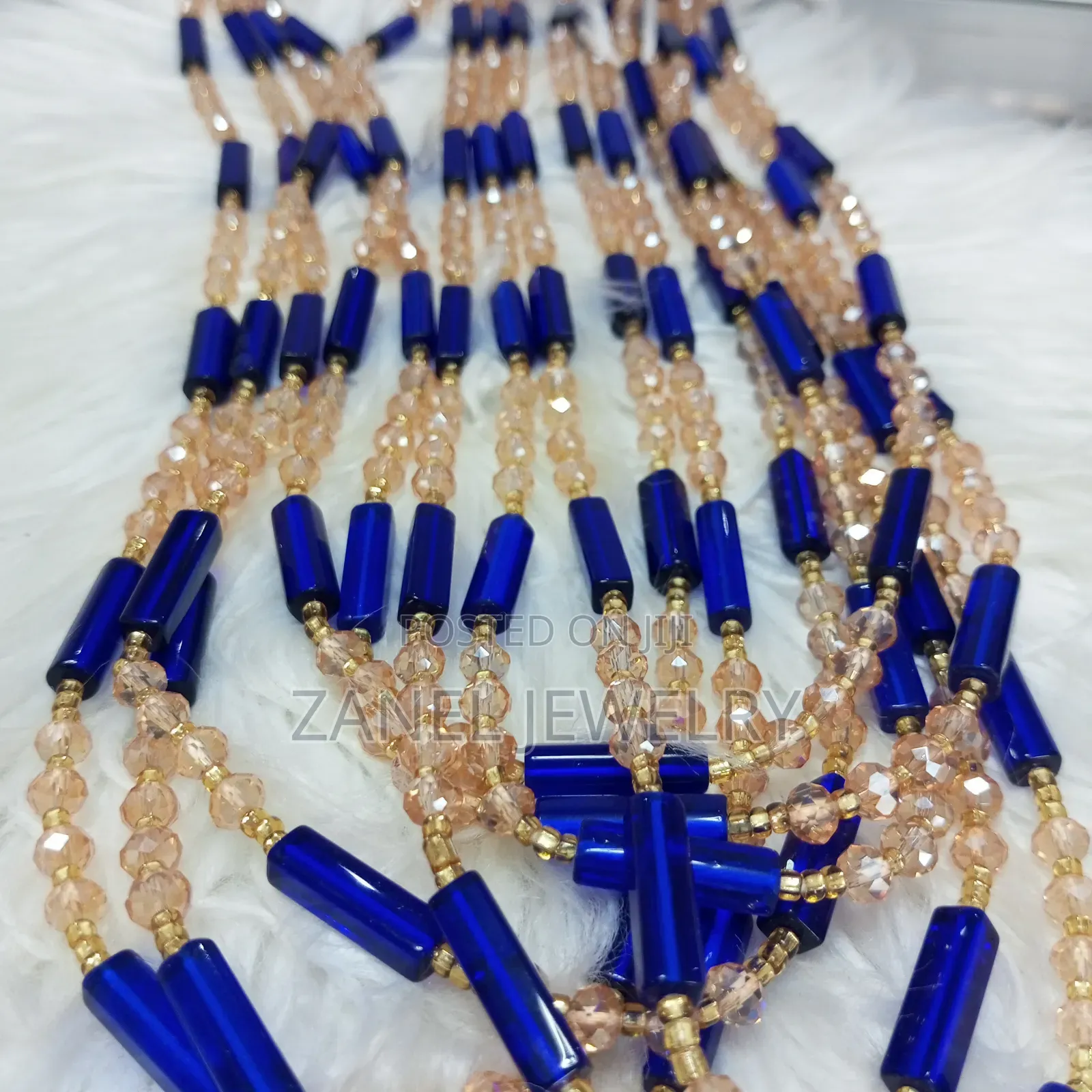 Blue Waist Beads