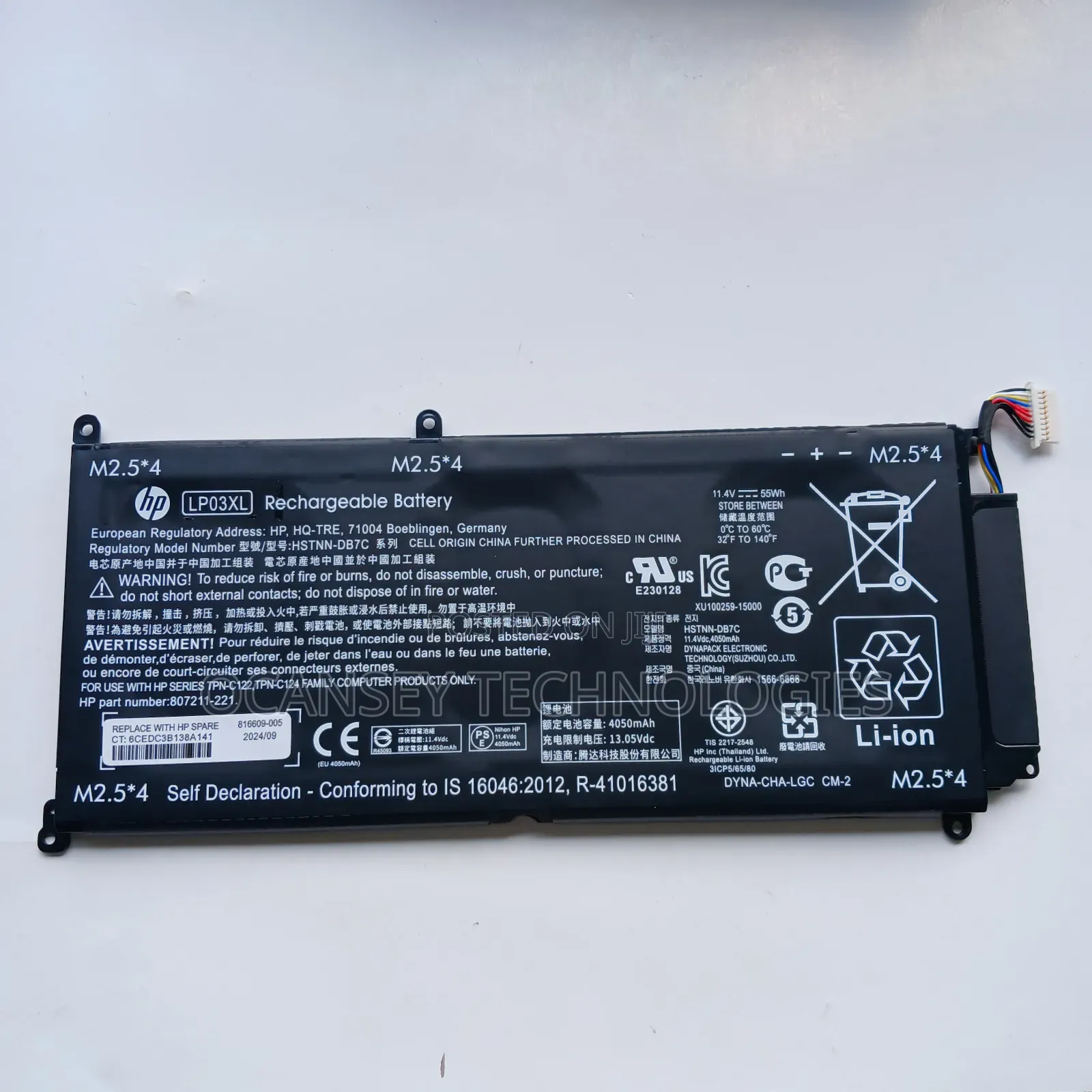 Original Hp Lp03xl Battery For Hp Envy 15-ae000