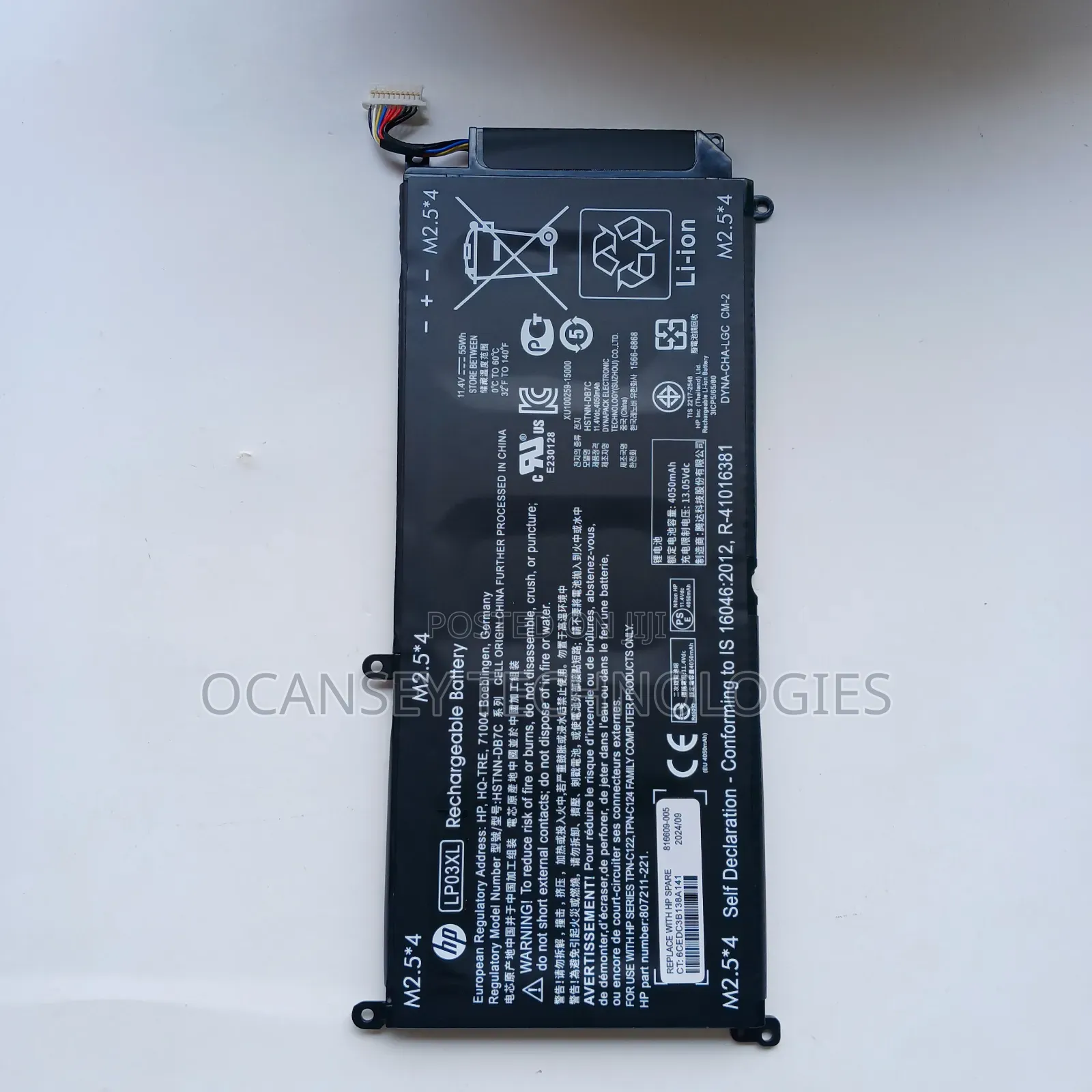 Original Hp Lp03xl Battery For Hp Envy 15-ae000