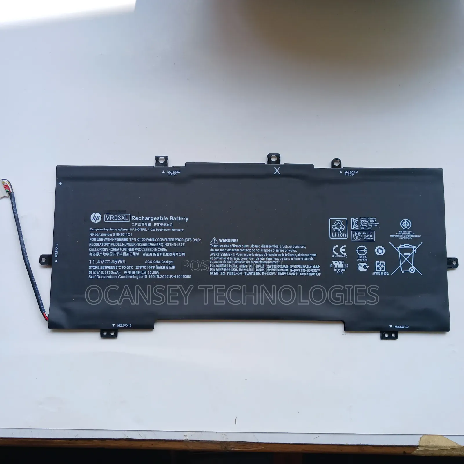 Original Hp Vr03xl Laptop Battery