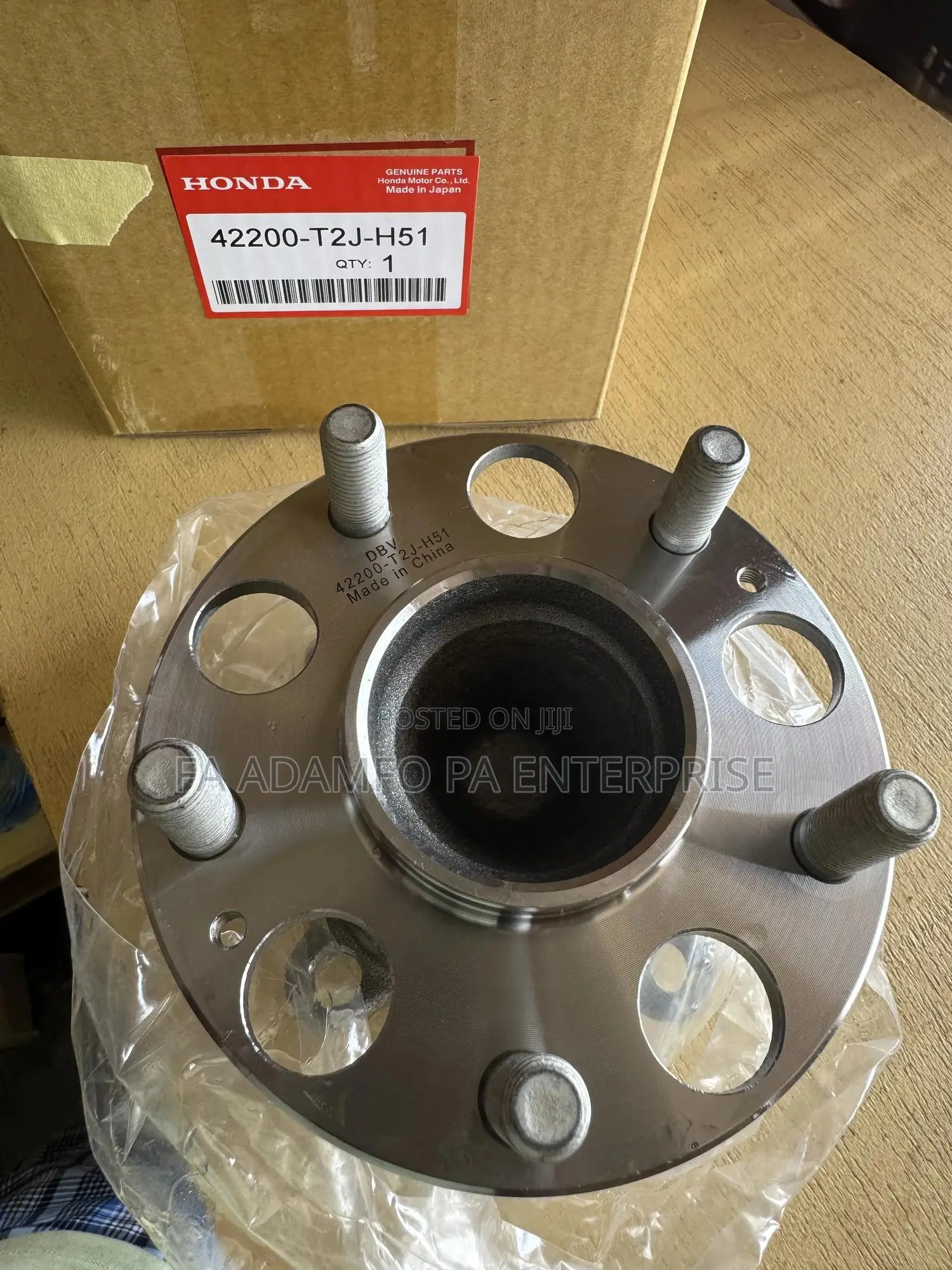 Honda Accord Wheel Bearing Hub Fits 2015-2018