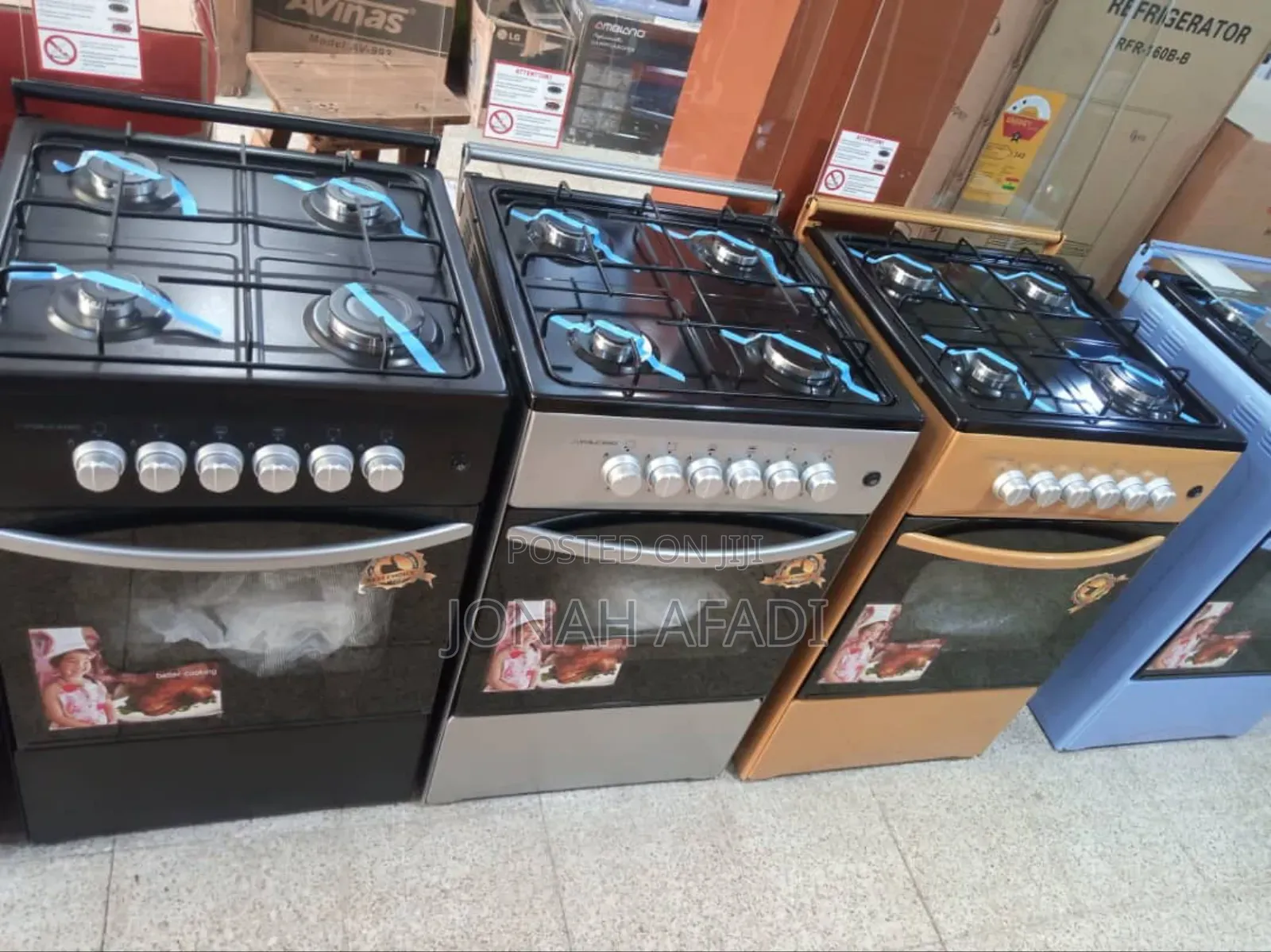 Volcano 5c.Gl Gas Oven 4 Burner Manual Ignition – 50x50cm