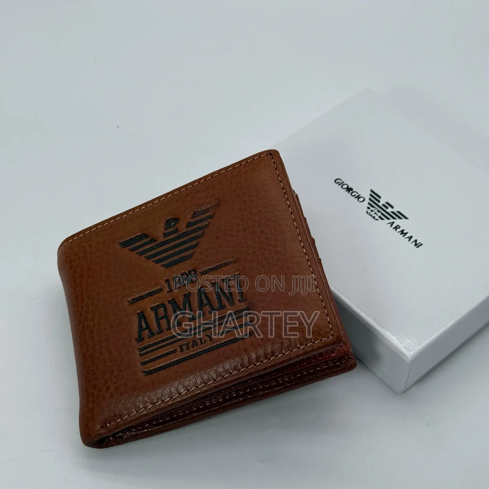 High Quality Armani 3pcs Wallet || Brown