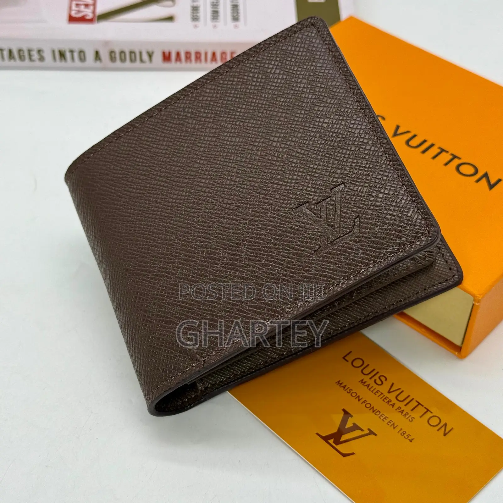 Louis Vuitton Canvas Pocket Wallet || Brown, Black
