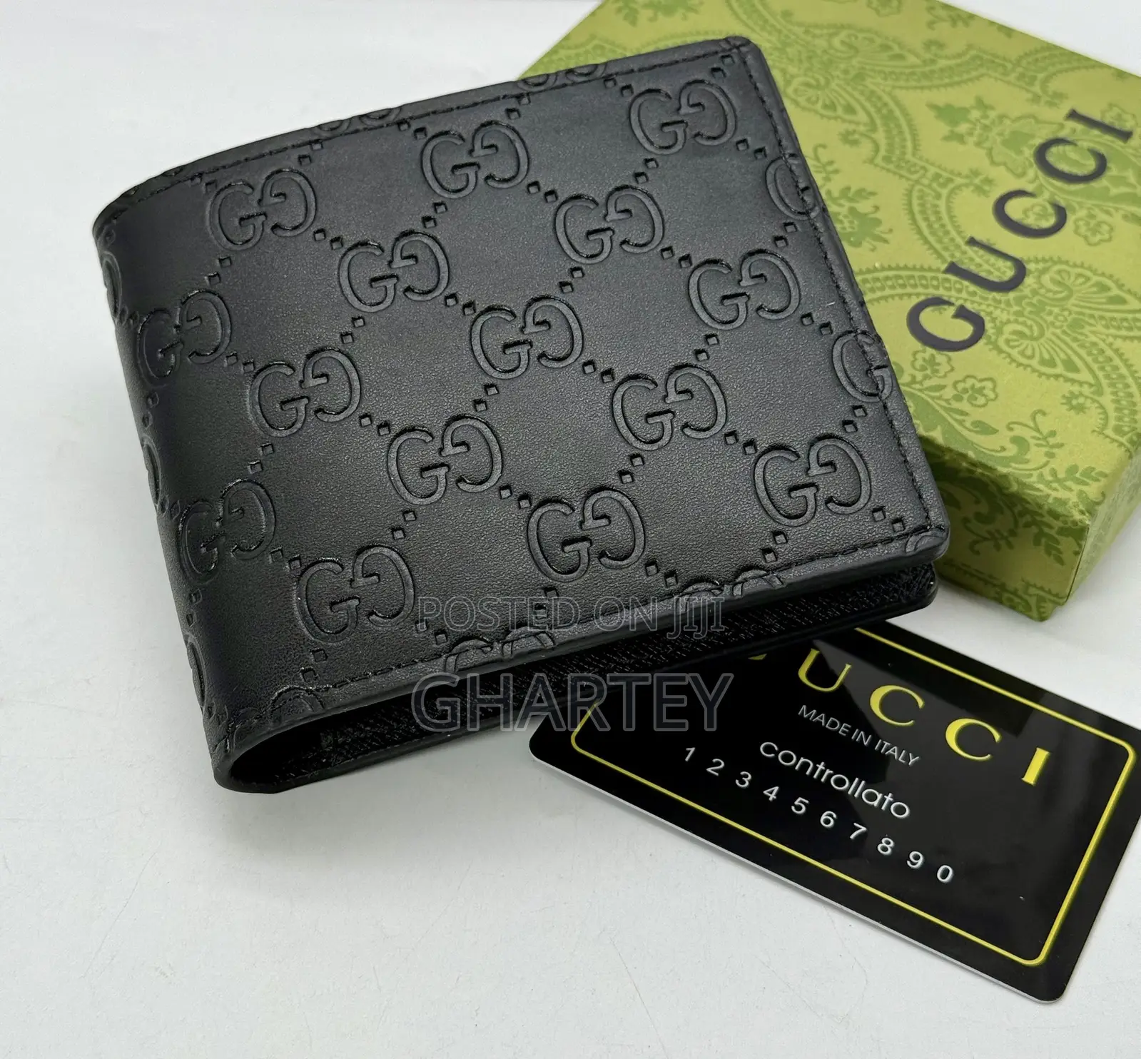 All New Gucci Pocket Wallet - Black