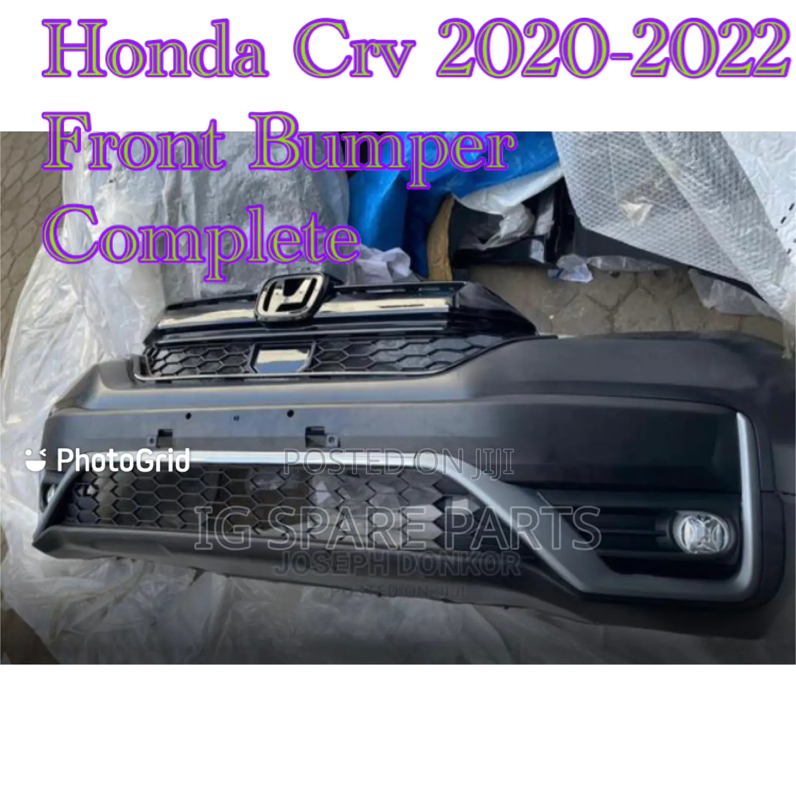 Honda Crv 2020-2022 Front Bumper Complete Low