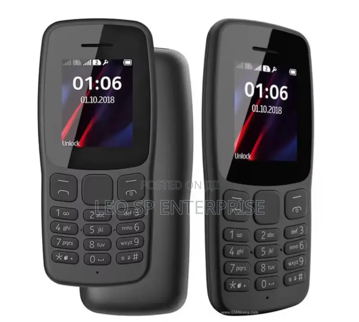 New Nokia 106 Black