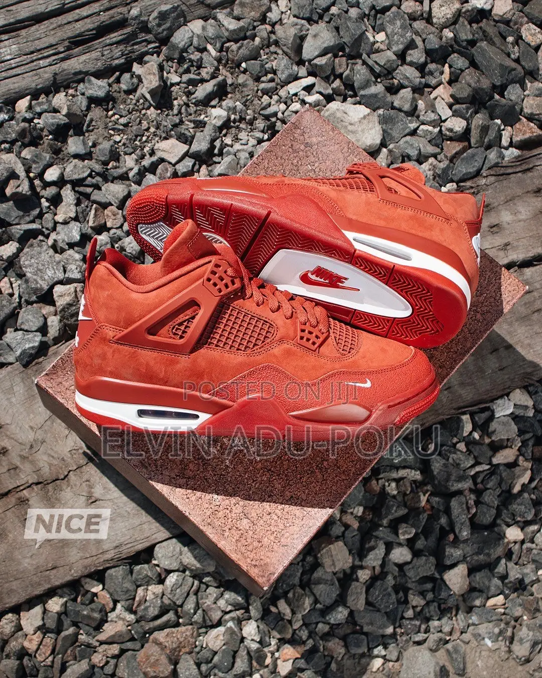 Nigel Sylvester Air Jordan 4 Og "Bike Air - Orange "
