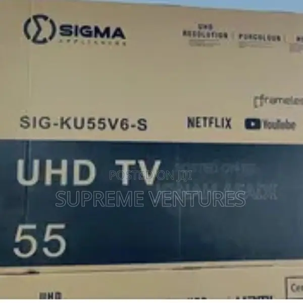 Sigma 55" Uhd Smart Tv – Big Screen, Brilliant Clarity!