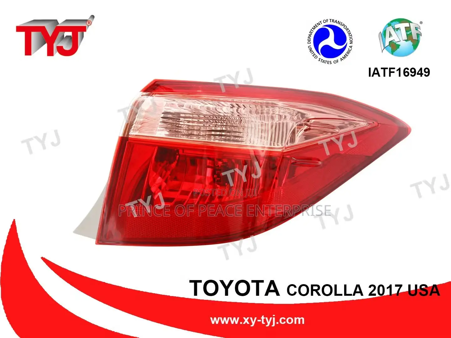 Tyc Brand Toyota Corolla 2017 2019 2019 Taillight Pair