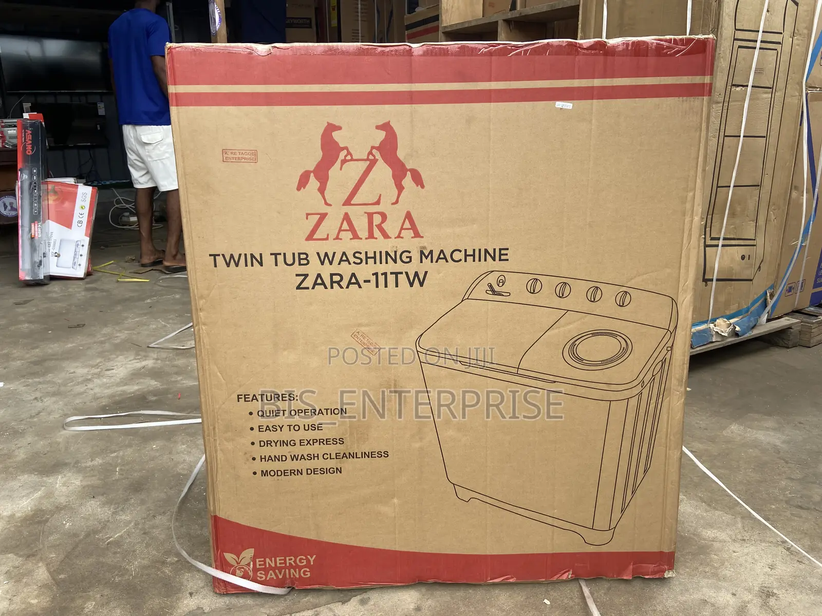 Zara Washing Machine 11kg Semi Automatic