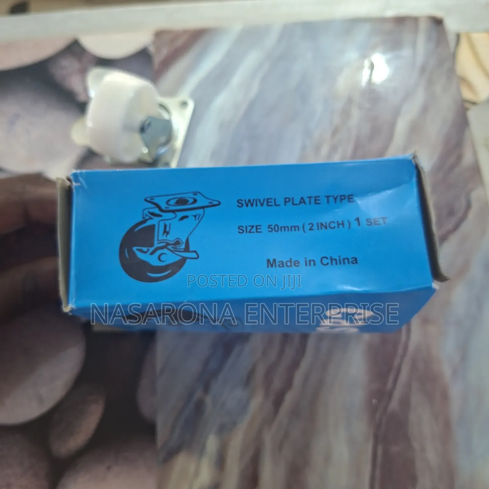 Movable Castors, Swivel Plate, Rolling Tryes (4pcs)