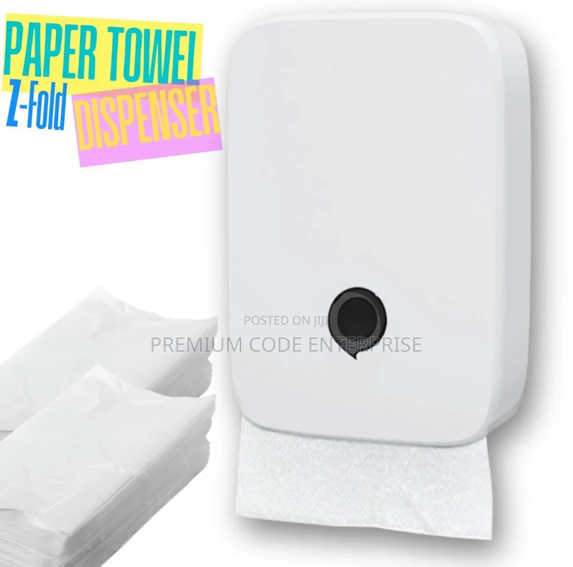 Z-Fold Paper Towel Dispenser - No-Drill Installation