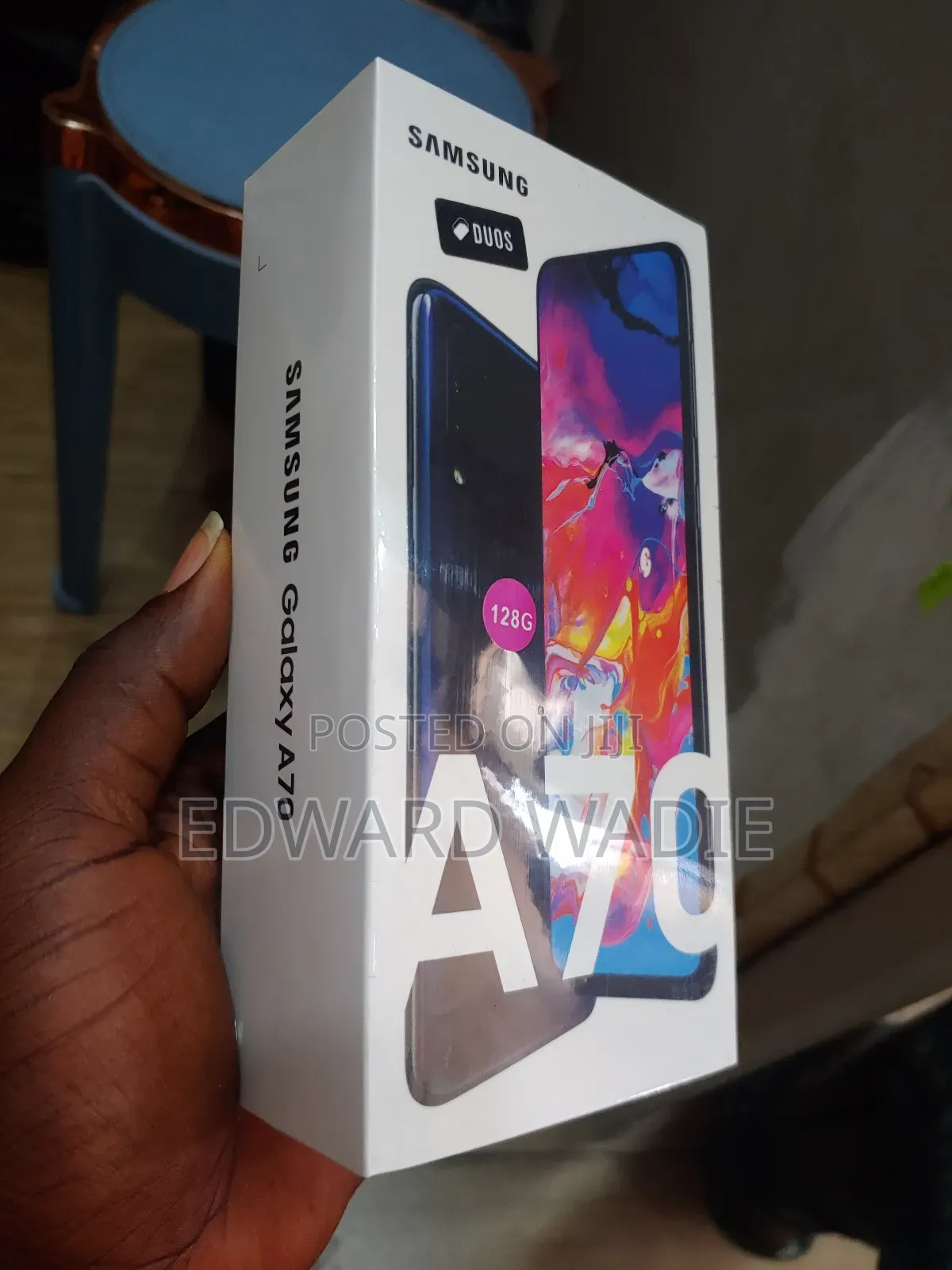 New Samsung Galaxy A70 128 GB Black