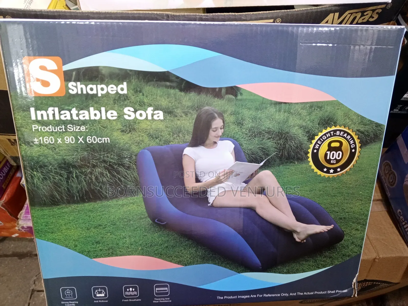 Inflatable Sofa With Household Air Pump,Portable Inflatable