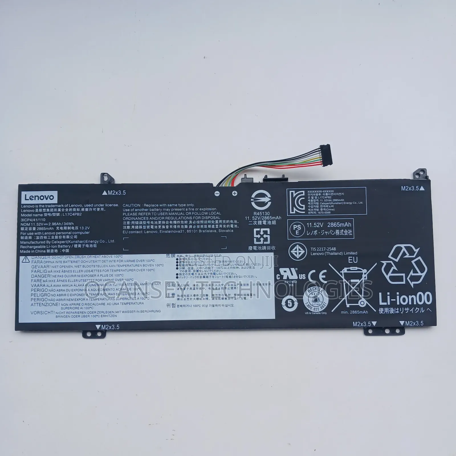 Original Lenovo L17c4pb2 Laptop Battery