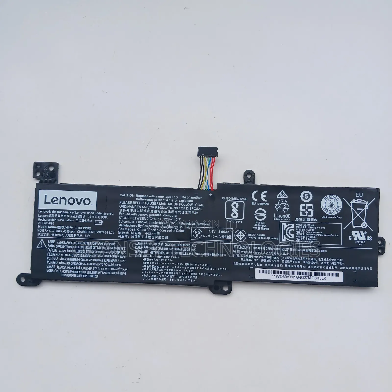 Original Lenovo L16l2pb2 Laptop Battery