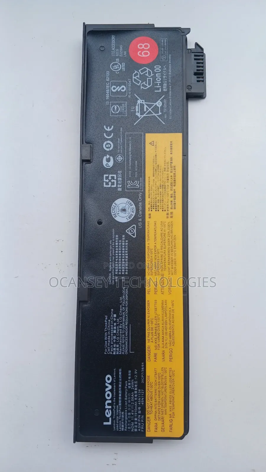 Original Lenovo 45n1126 45n1127 Laptop Battery