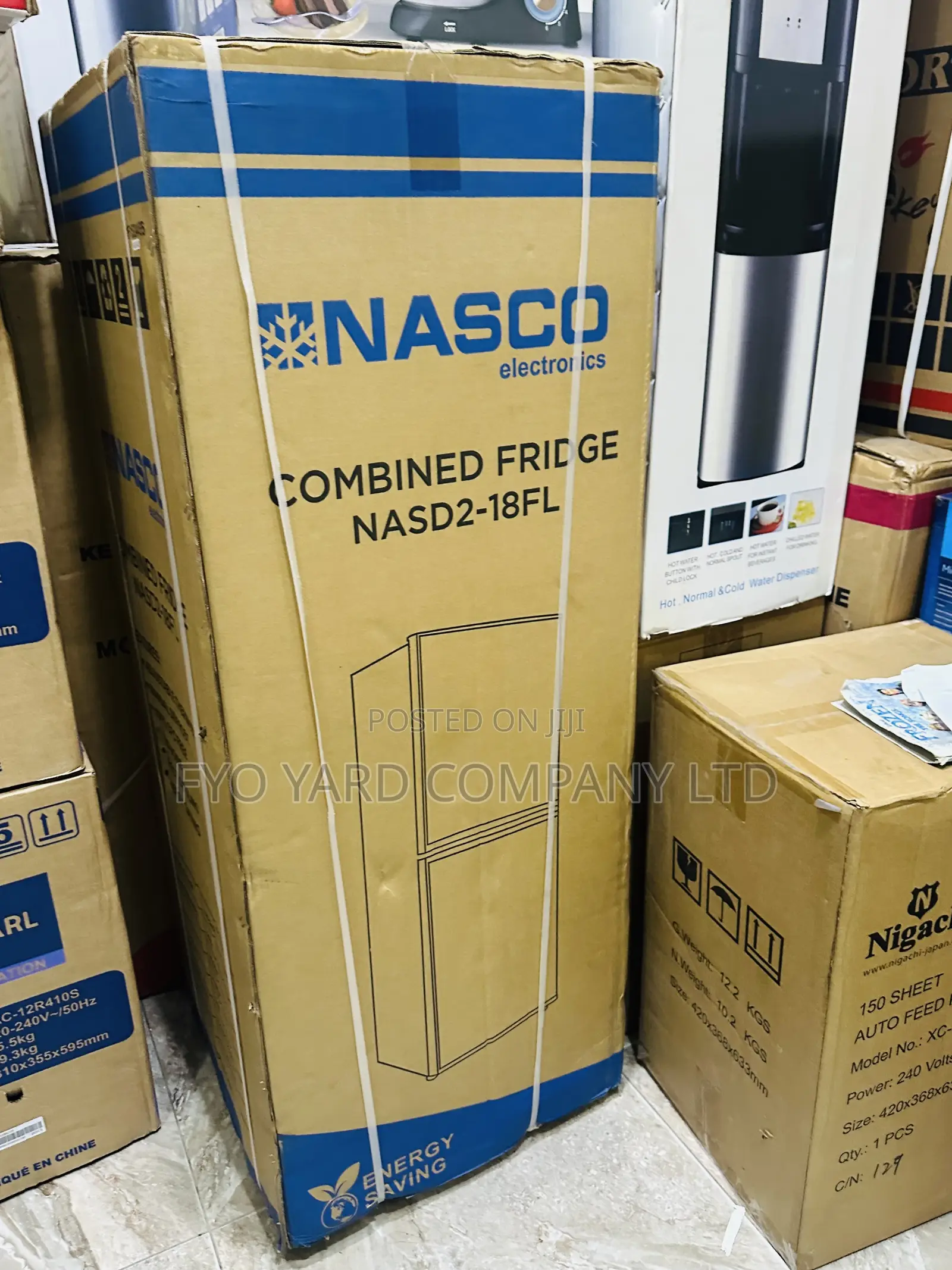 Long Lasting Performance Nasco Double Door 138l Refrigerator