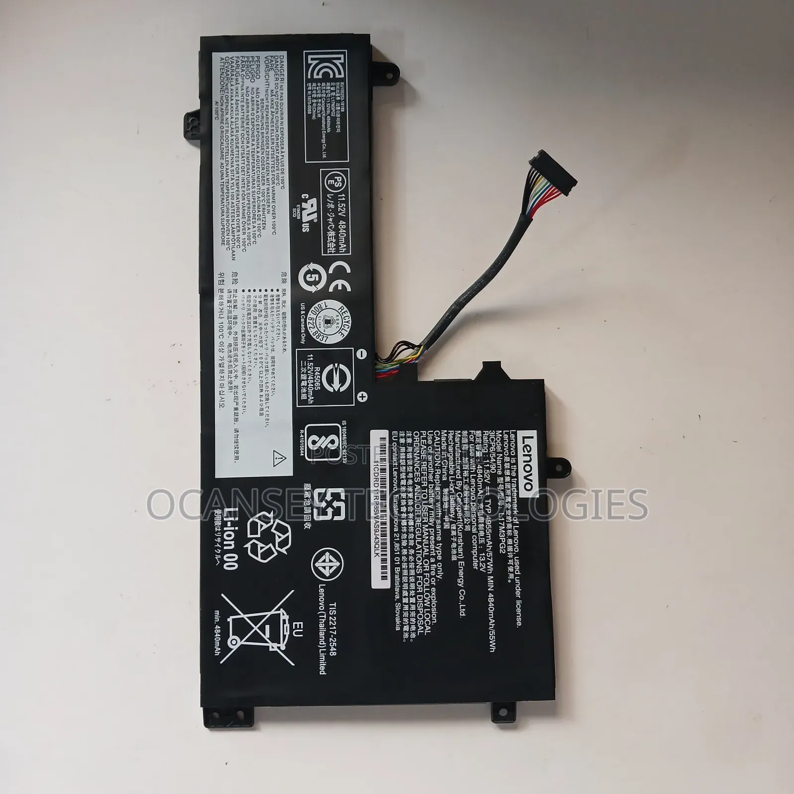 Original Lenovo L17m3pg2 Laptop Battery